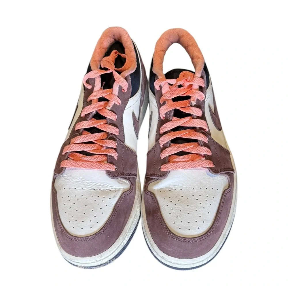Air Jordan 1 Low SE Mocha White Pink laces‎ Men's Size 11 DC6991-200